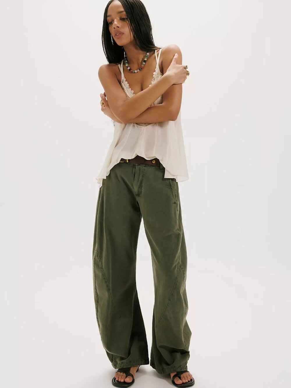 Spotlight Washed Barrel Chino Trousers